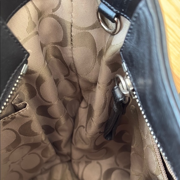 Coach black  Leather Shoulder Bag - Picture 10 of 14